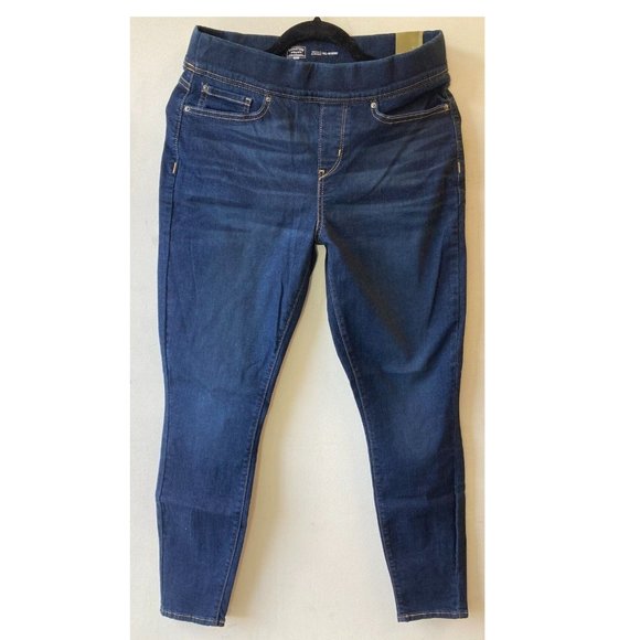 NWT Levi's Signature Gold Women Pull-on Blue Jeans, Size M12 | W31 L30 $70 1B102 - Picture 1 of 2